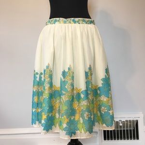 Isaac Mizrahi for Target Retro Floral Full Skirt, 8